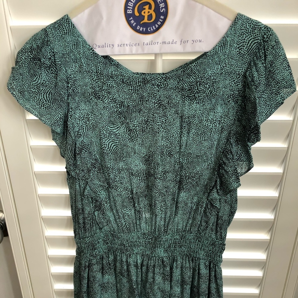 BCBG flutter dress